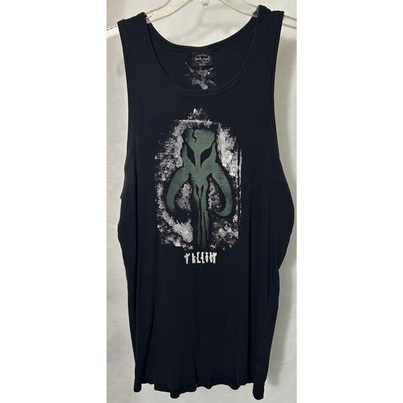 Mil-Tec Mandalorian Mythosaur Black Tank Top XL Star Wars Inspired - Picture 1 of 6